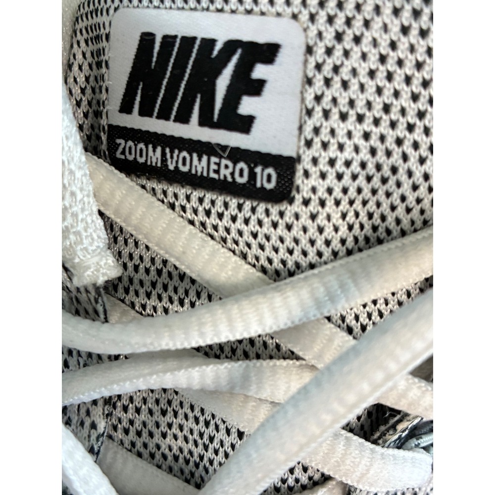 Nike Zoom Vomero 10 Womens Running Shoes White Black 717441-100 Size 9 - Picture 8 of 16